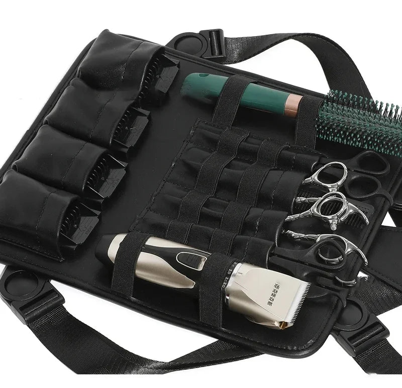 Professional Barber Tool Kit with Shoulder Strap and Chest Bag - Hairdressing Essentials