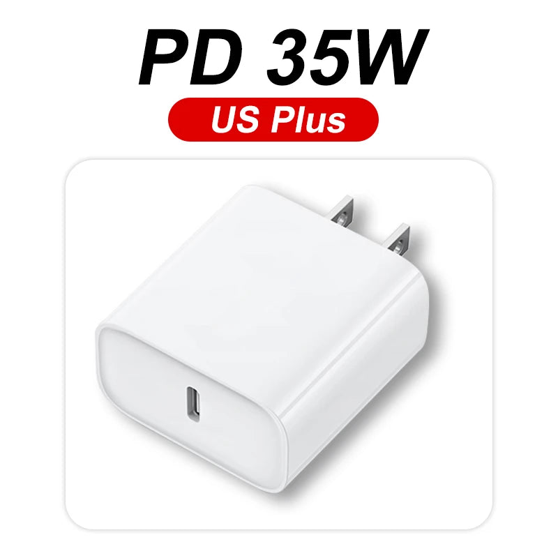 35W USB-C Fast Charger for iPhone, Samsung, Xiaomi, Huawei - Quick Power Adapter