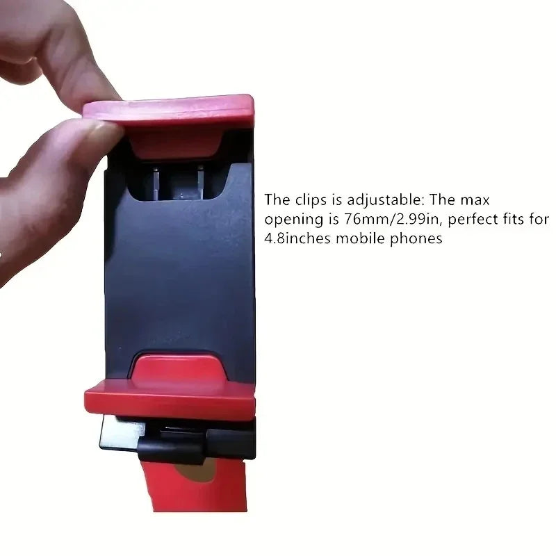 Universal Car Phone Holder for Steering Wheel - Adjustable Mount for Mobile Devices