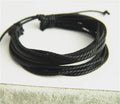 Multilayer Leather Braided Rope Wristband - Handwoven Men & Women Jewelry