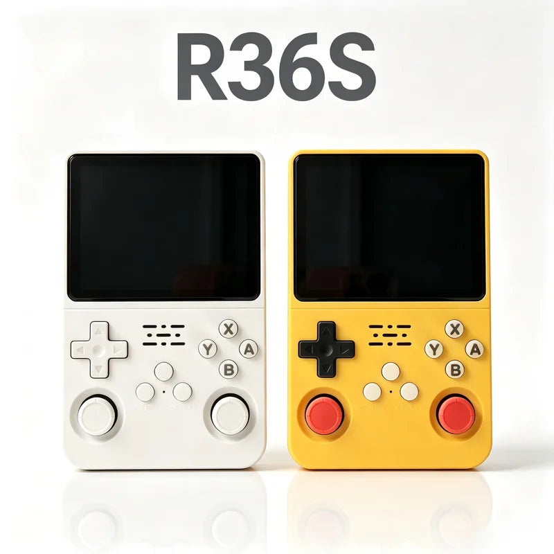 R36S Retro Handheld Game Console with 3.5-Inch IPS Screen Portable Video Player