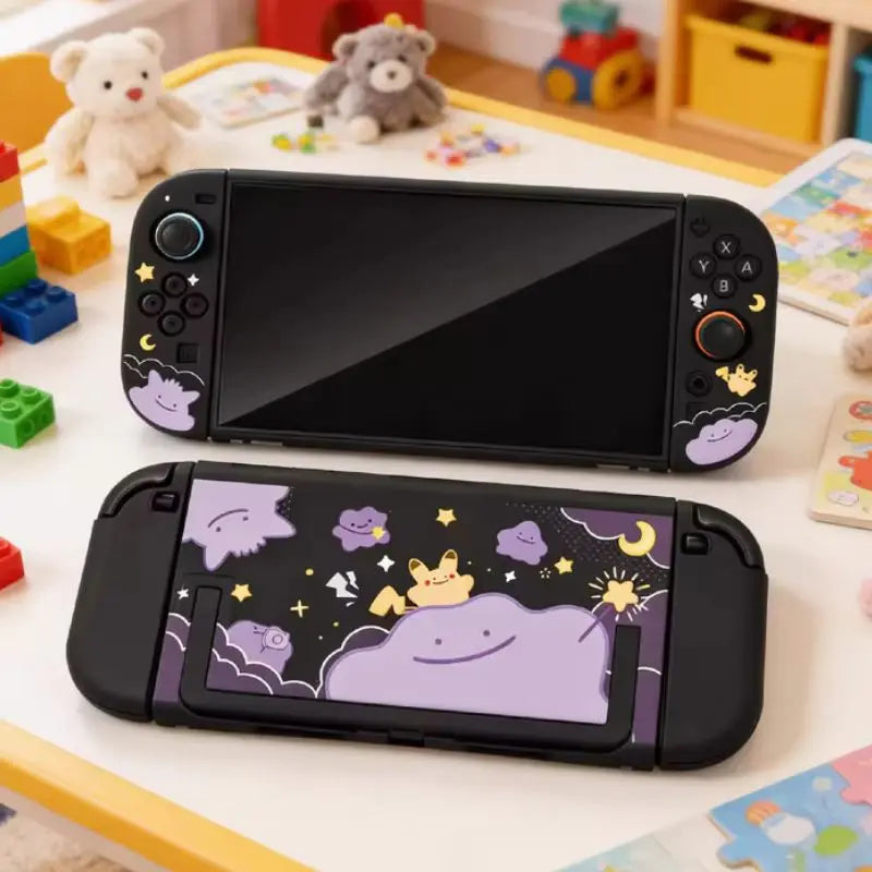 Matte Hard Shell Protective Case for Nintendo Switch 2 Joy Con - Ditto Pattern