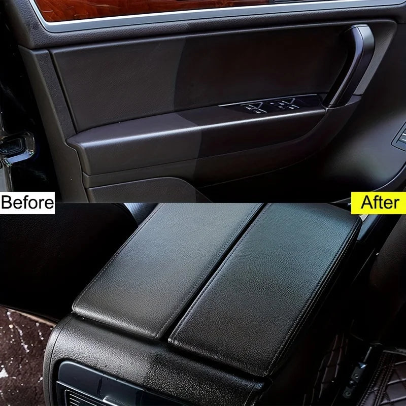 Universal Rubber Renewal Wax - Long-Lasting Black Car & Leather Coating Restoration
