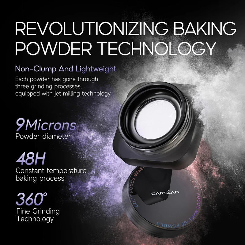 Magnetic Loose Setting Powder with Oil Control Waterproof Matte Finish — Face Makeup