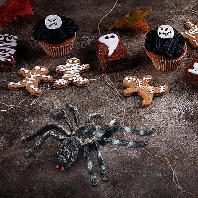 Realistic Spider Prank Toy Set Halloween Decoration Home Decor Trickster Insect
