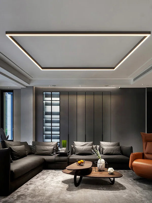 Modern Surface Mounted LED Ceiling Light for Living Room Bedroom Kitchen | Minimalist Aisle Lamp