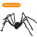 Giant Plush Spider Halloween Decoration Outdoor Prank Prop 30-200cm