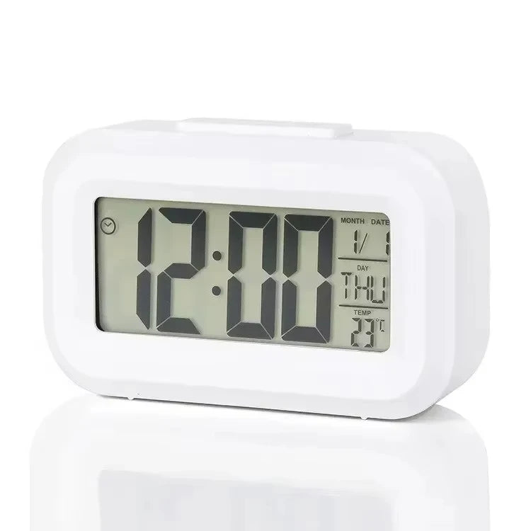 LED Digital Alarm Clock with Calendar Temperature Snooze Desktop Timer