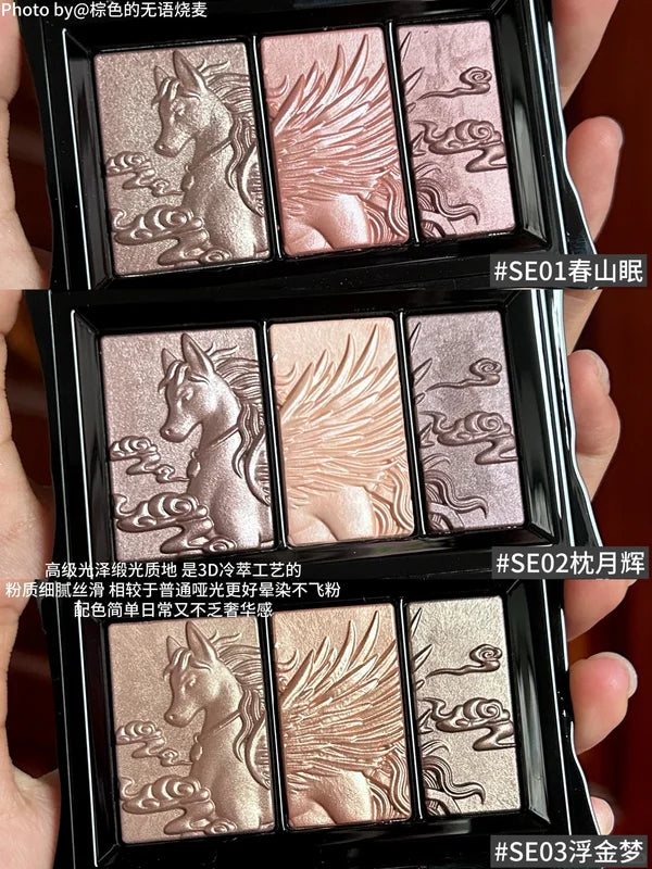 Multicolor Eyeshadow Palette with Highlighter - Matte & Shimmer for Daily Makeup