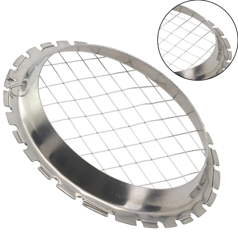 Kitchen Cube Slicer for Eggs, Mushrooms, Vegetables - Stainless Steel Grid Cutter