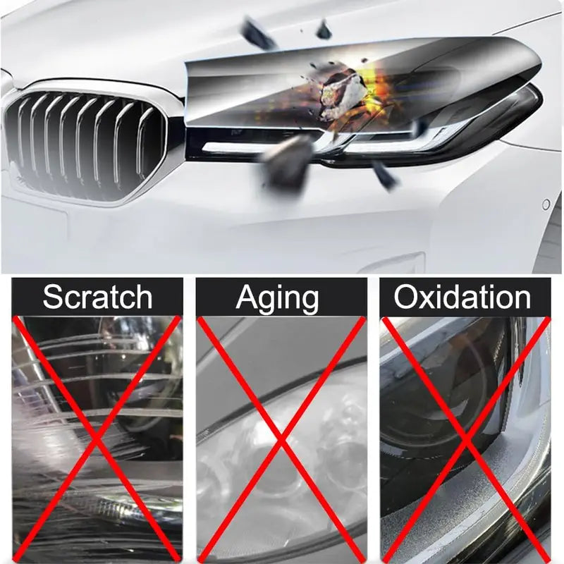 Self-Healing TPU Headlight Protection Film - Car Paint & Headlight Shield