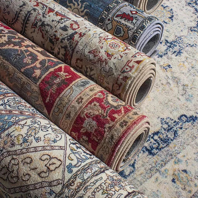 Moroccan Style Plush Rug - Home Decor Lounge Carpet for Living Room & Bedroom