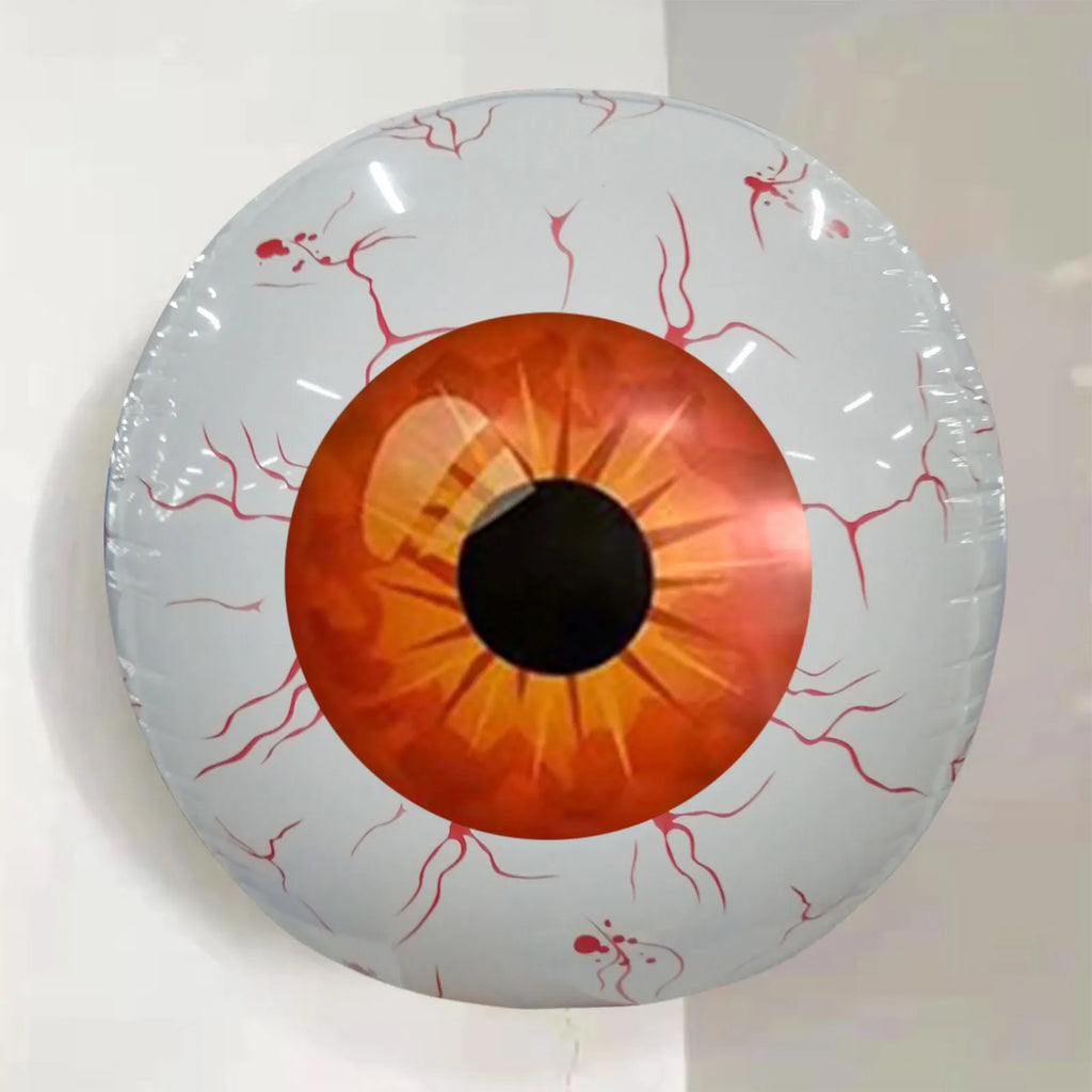 Halloween Inflatable Bloodshot Eyeball Decorations Indoor Outdoor Garden - 55cm