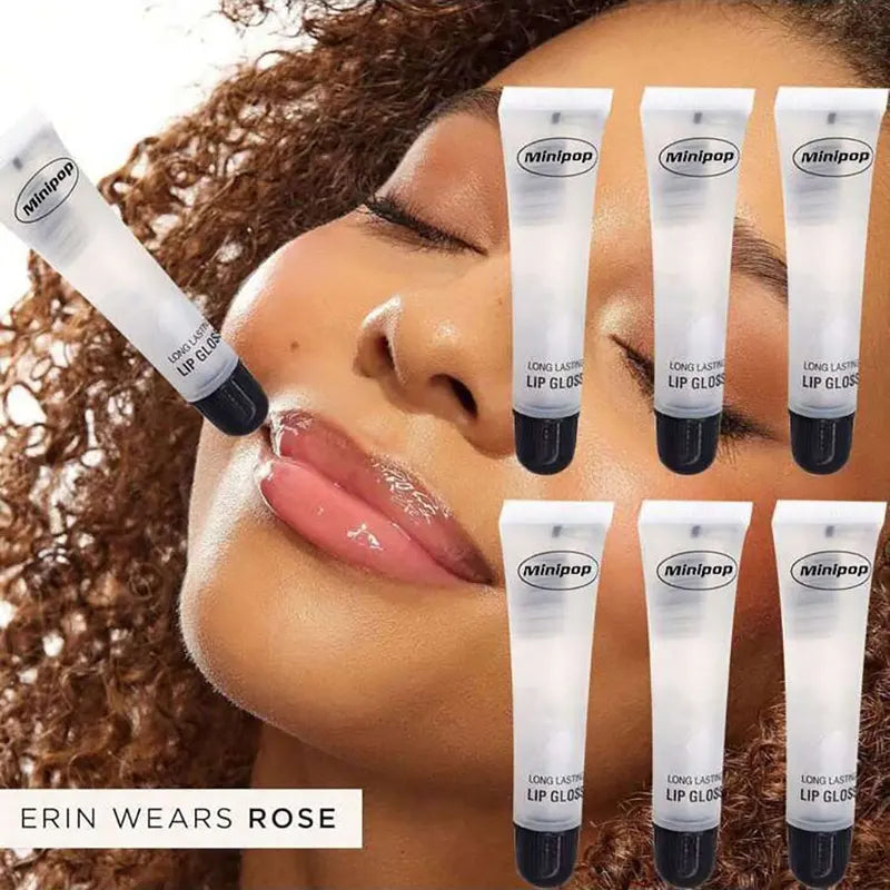 Long Lasting Hydrating Clear Lip Gloss with High Shine Non-Sticky Lip Base Oil Set - 18ml