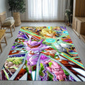 Anime D-Dragon Ball Cartoon Area Rug - Non-Slip Soft Carpet for Living Room, Bedroom, Kids Playroom