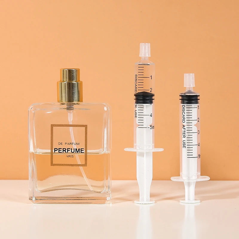 Plastic Perfume Dispenser Syringe Nozzle Bottling Tool 1-50ml Liquid Packaging
