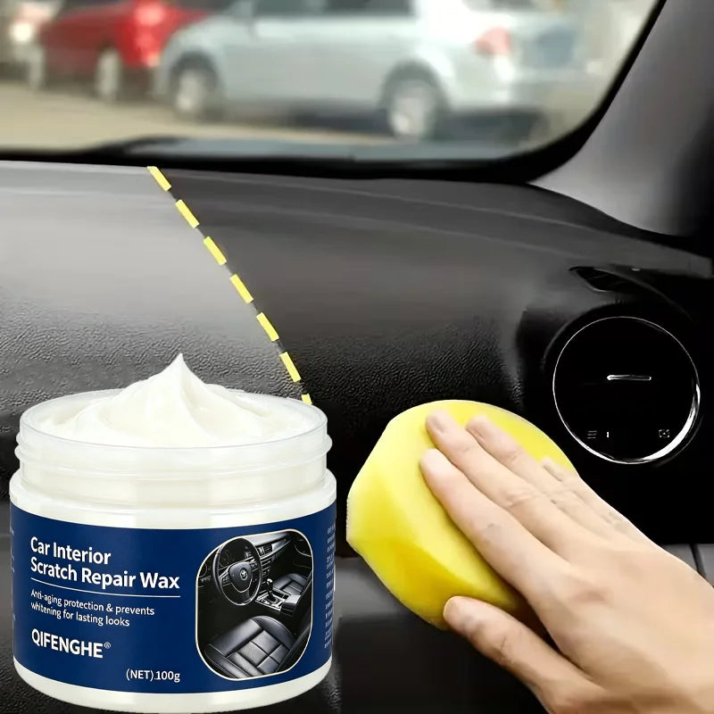 Car Interior Scratch Remover Wax - Leather Plastic Surface Care Agent
