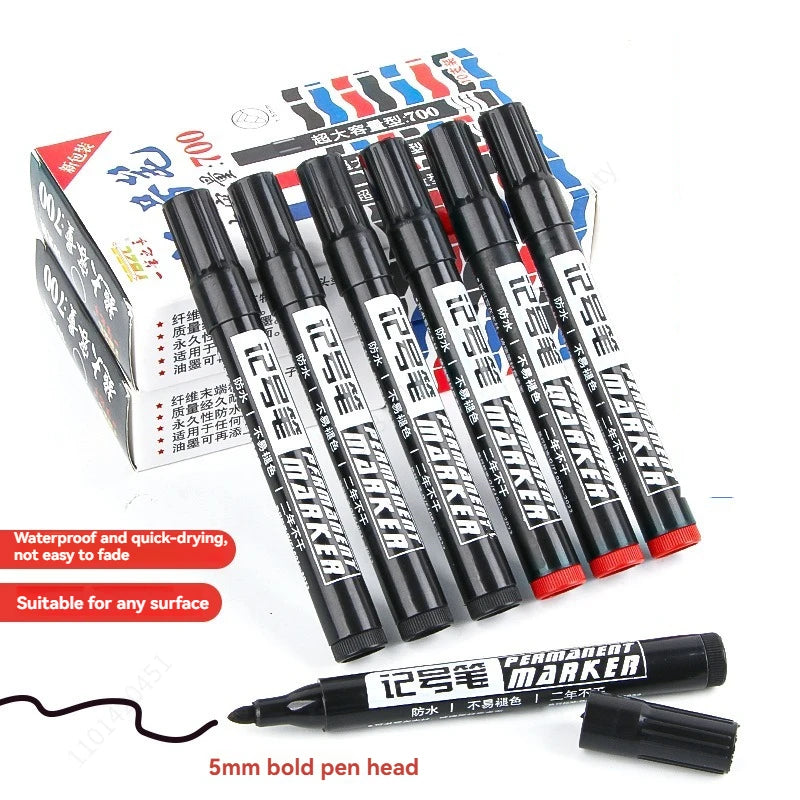 Permanent Waterproof Paint Marker Pen Set - Quick Drying, Oily & Metal Surfaces
