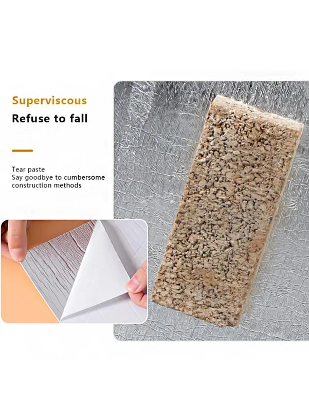 Self-Adhesive Marble Tile Stickers - Waterproof PVC Peel-and-Stick Wall & Floor Tiles