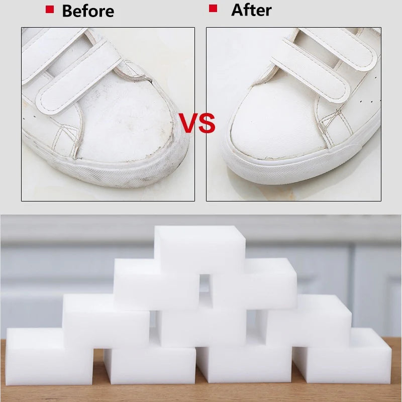 Multi-Function Melamine Sponge Cleaning Tools Set - Compressed Magic Sponges