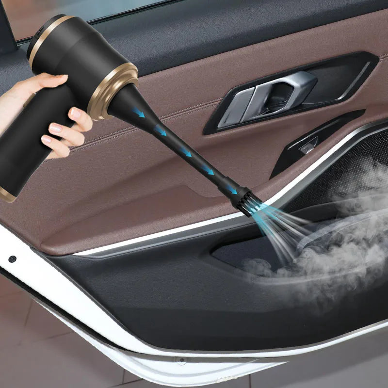 Portable Car Vacuum Cleaner with Long Battery Life - Powerful Handheld Auto Cleaner