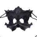 Scary Halloween Skull Mask with Long Teeth & Demon Skeleton Half Face Cosplay Mask