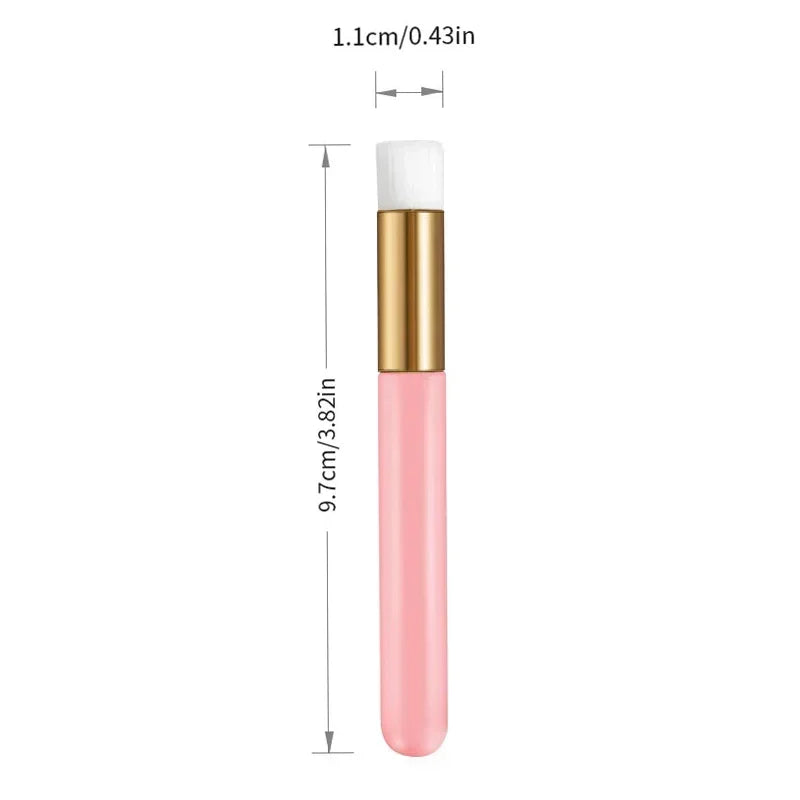 Eyelash Cleaning Brush with Soft Fibers for Lash Extensions and Makeup