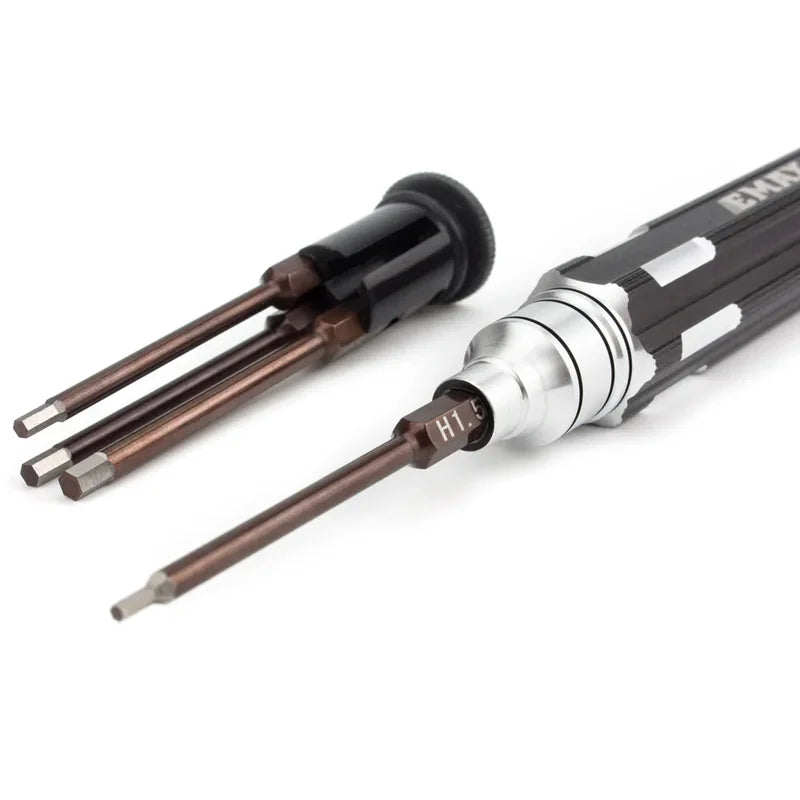 4-in-1 Hexagon Socket Screwdriver Set for RC Model Building - H1.5 H2.0 H2.5 H3.0mm