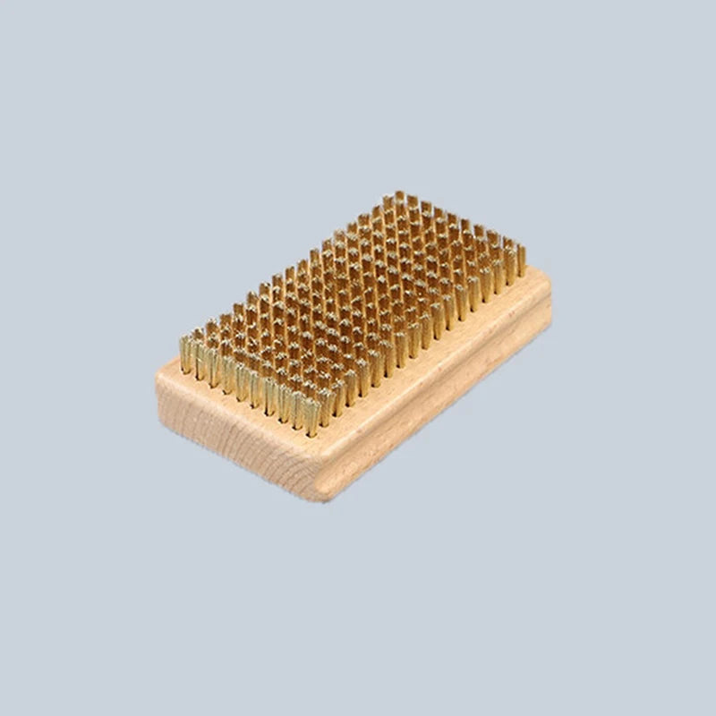 Ski & Snowboard Wax Brush Kit - Durable Brass, Nylon & Horsehair Brushes