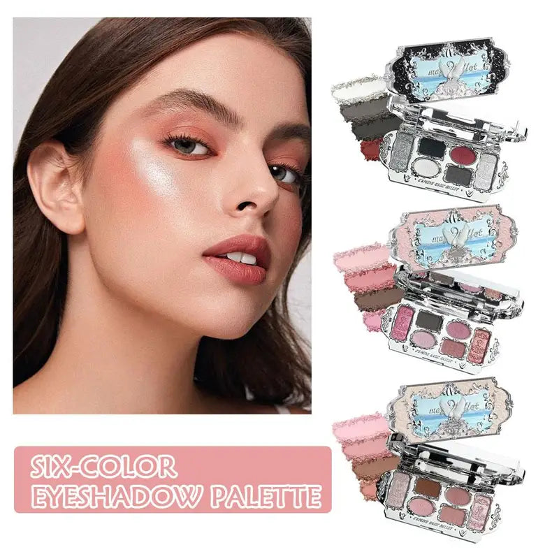 Magic Ballet Eyeshadow Palette - Versatile Matte, Shimmer & Glitter Shades