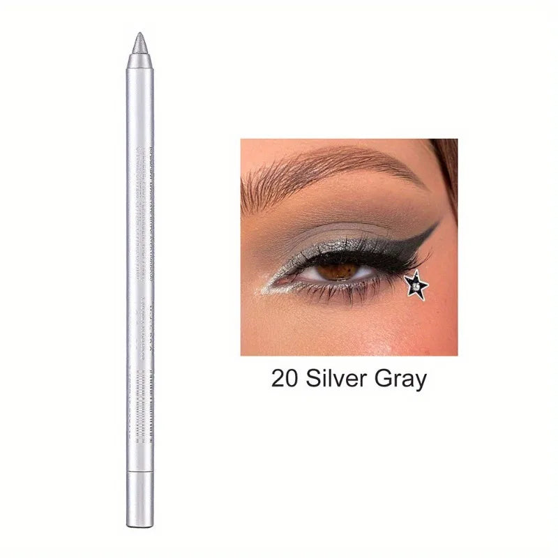 Waterproof Matte & Shimmer Eyeliner Pencils - Long-Lasting, Smudge-Proof Makeup