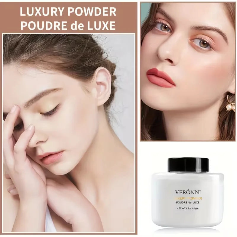 Setting Powder Duo - Loose Brightening & Oil-Control Powder for All Skin Tones