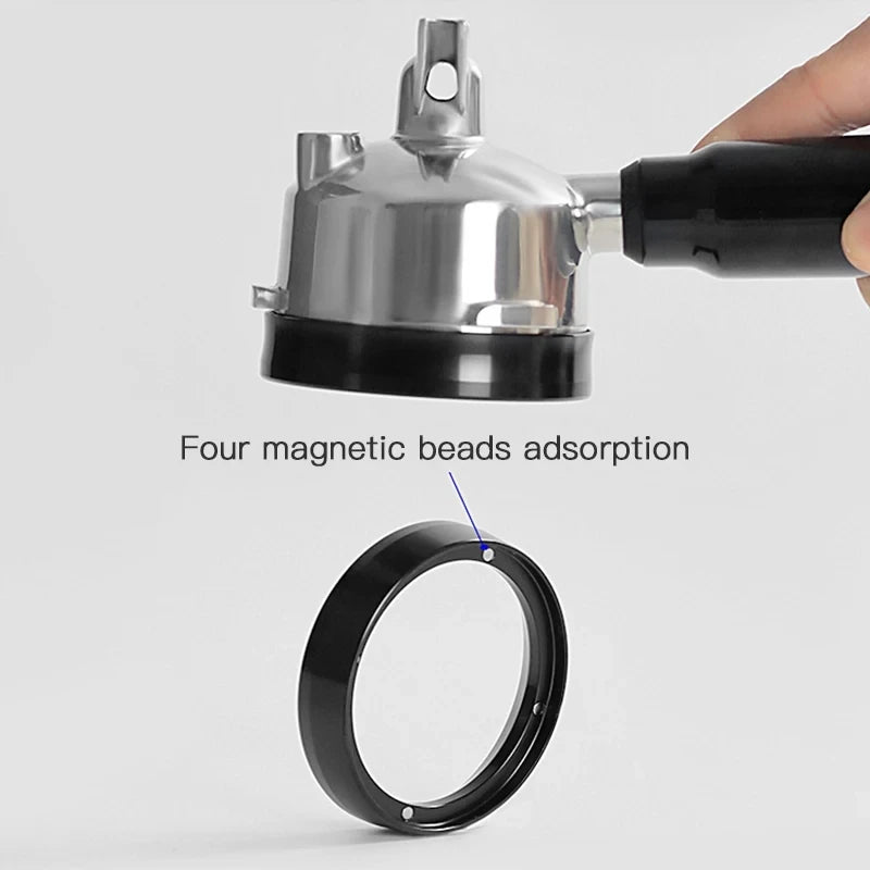 Coffee Dosing Ring 51mm 53mm 58mm Espresso Funnel Magnetic Barista Tool Accessories
