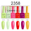 Bright Summer Neon Gel Nail Polish Set - 6 Vibrant High Pigment Colors, 9ml, Soak-Off UV/LED