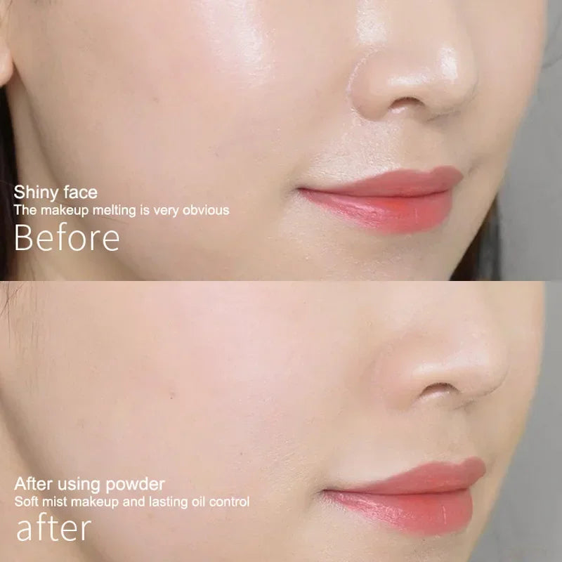 Breathable Waterproof Face Powder with Oil Control & Brightening Finish - All Colors
