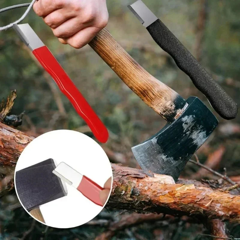 Manual Knife Sharpener Alloy Steel Portable Sharpening Stone for Kitchen & Garden Tools