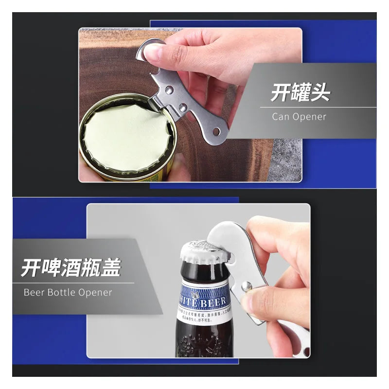 Multi-Color Portable Bottle and Jar Opener Kitchen Gadget, Can & Bottle Opening Tool
