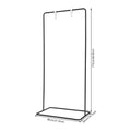 Wedding Sign Holder Adjustable Floor Display Stand 175x80cm Black