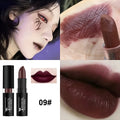 12 Colors Matte Lipstick Set - Waterproof Long-Lasting Nude & Dark Shades