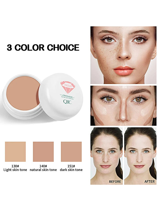 High Coverage Waterproof Face Concealer BB Cream for Flawless Makeup Base