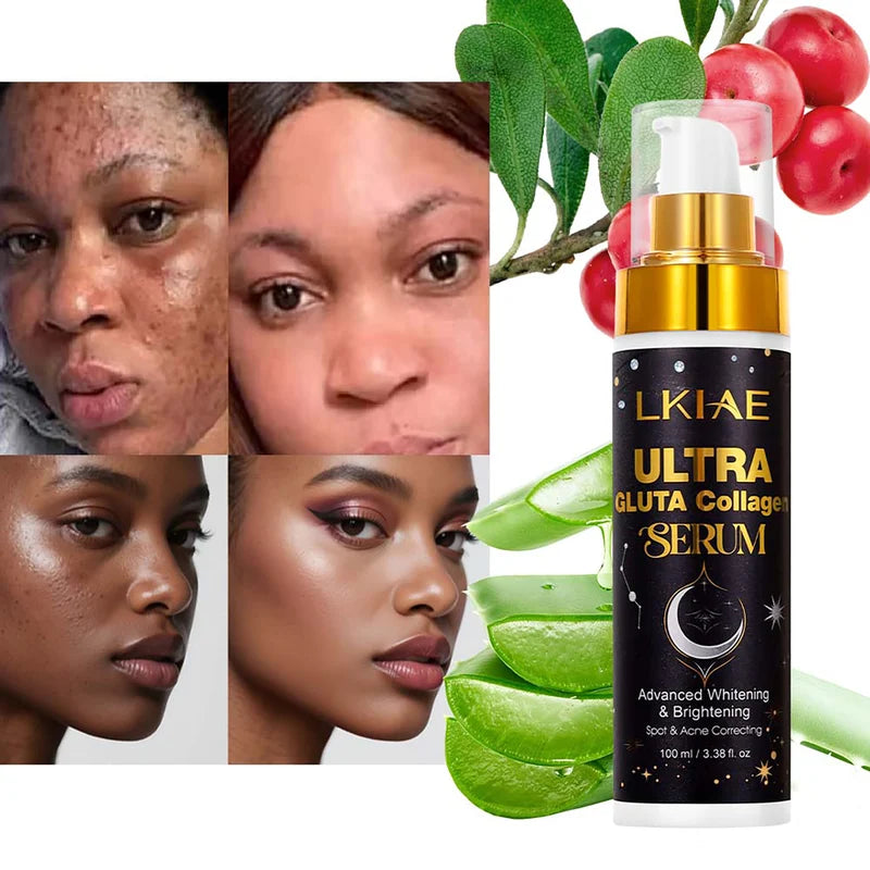 Glutathione Collagen Skin Lightening Set with Moisturizer and Sunscreen