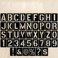 42-Piece Hollow Letter Number Symbol Stencil Set for DIY Craft Painting & Decoration