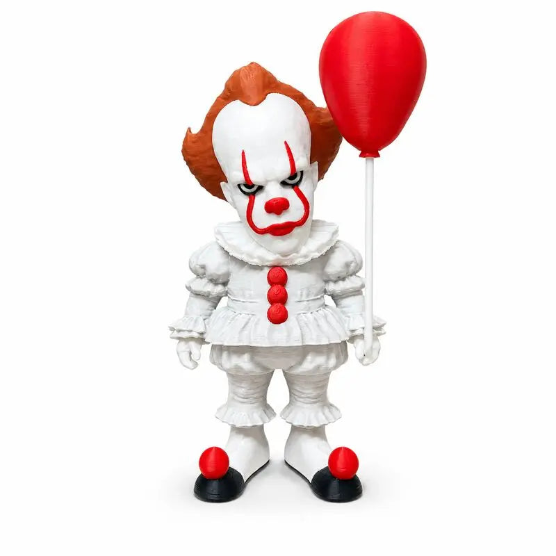 3D Printed Pennywise Clown Figure Model Halloween Decor Collectible Horror Gift