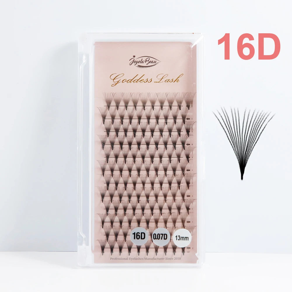 Pre-Made Russian Volume Eyelash Extensions Fans 5D-20D Faux Mink