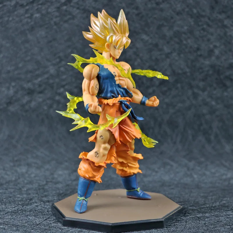 Anime Dragon Ball Son Goku Super Saiyan Action Figure - 17cm Collectible Toy for Kids & Fans