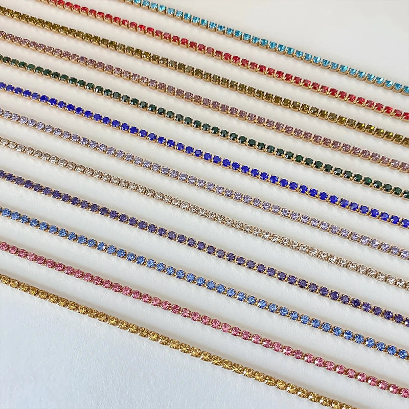 Luxury Crystal Necklace for Women - Gold Plated Stainless Steel Jewelry Gift