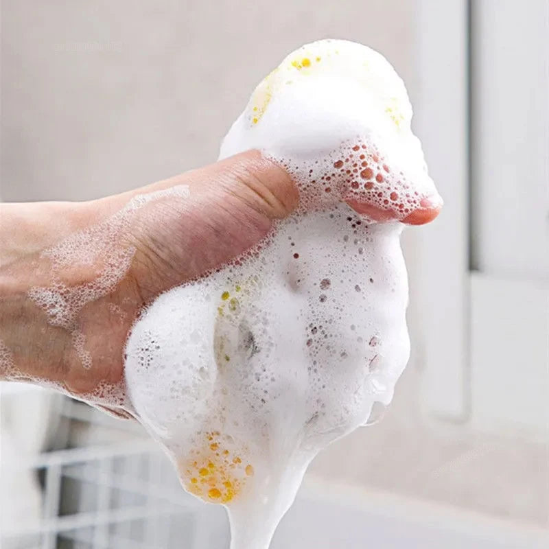 Double-Sided Dishwashing Sponge Set - Household Cleaning Kitchen Tools
