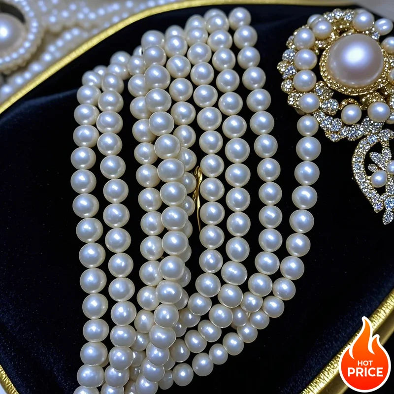Natural Freshwater Pearl Beads for Jewelry Making - 8-9mm AAA Grade Loose Round Pearls