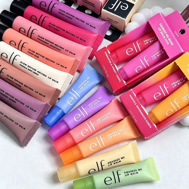 Moisturizing Lip Gloss Set with Mango Watermelon Mint Chocolate Flavors - Long-lasting, Glow Enhancing Lip Balm & Lipstick