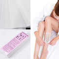100 Pack Hair Removal Wax Strips - Nonwoven Body Cloths for Epilators
